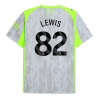 Maglie da calcio Manchester City Rico Lewis #82 Terza Maglia 2025-26 Manica Corta Maglie da calcio Manchester City Rico Lewis #82 Terza Maglia 2025-26 Manica Corta